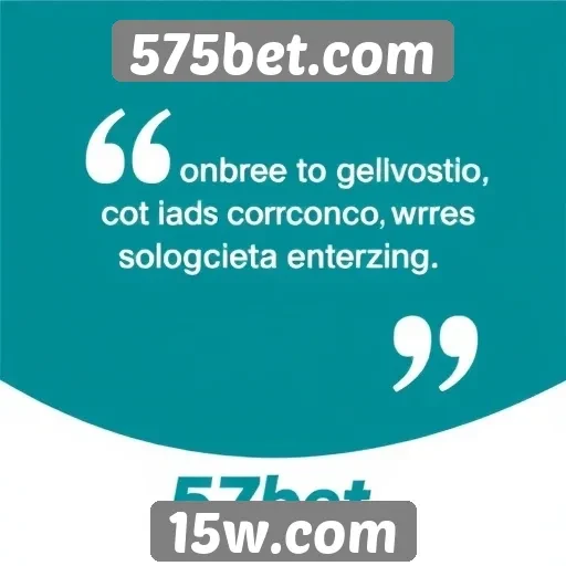 Depoimentos de usuários sobre 575bet.com